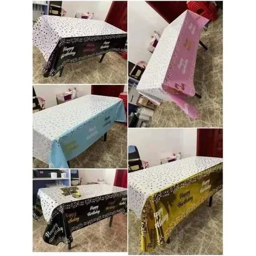 مفرش سفرة فويل لمناسبة أعياد الميلاد الوان متعددة