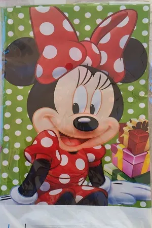 مفرش سفرة فويل شكل ميني ماوس