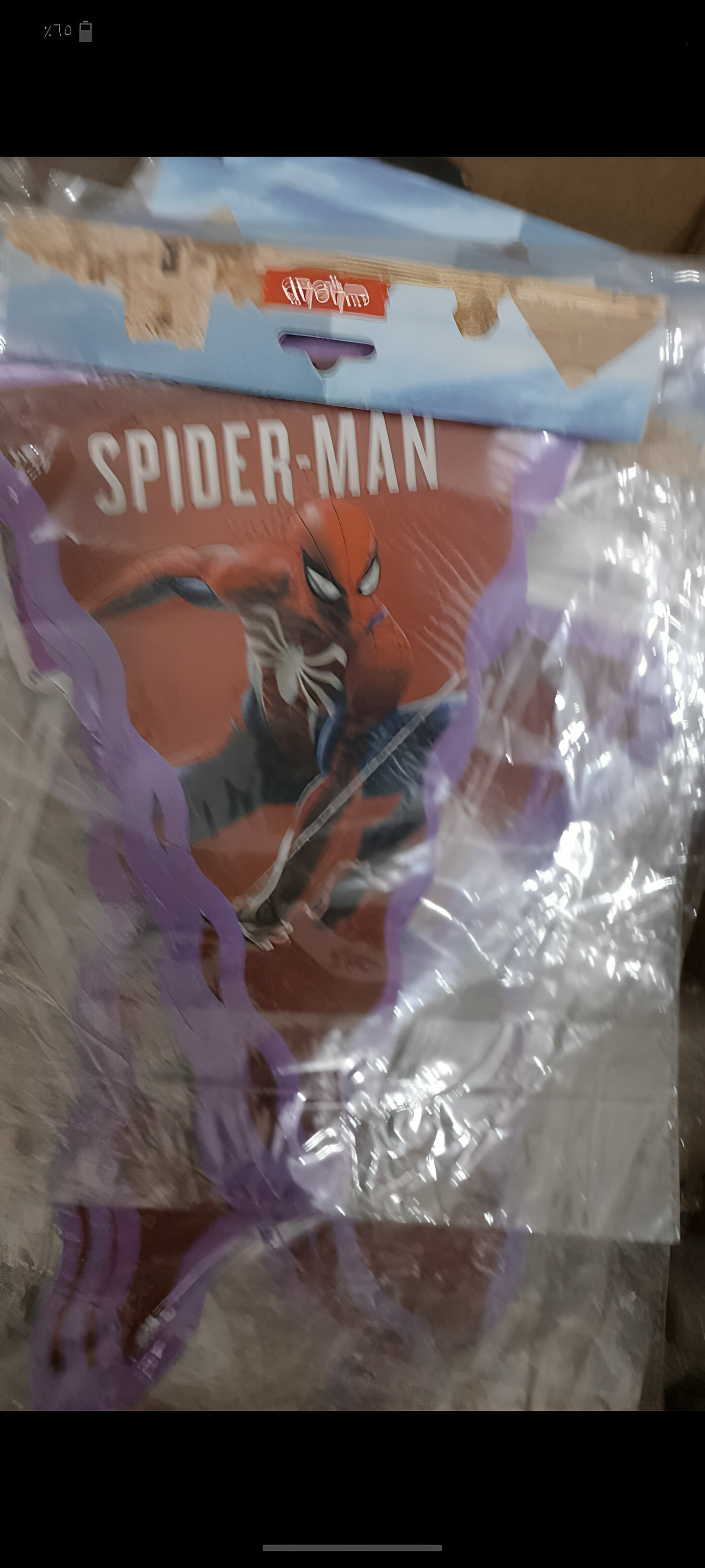 بانر زينه ورق كرتون اشكال ديزني بشكل كرتون سبيدرمان 3متر لون احمر