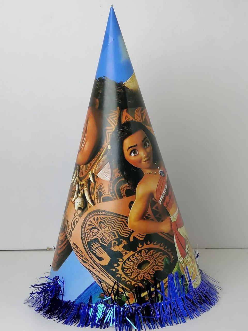 طربوش عيد ميلاد اشكال متنوعة شكل مونا ديزني لون ازرق