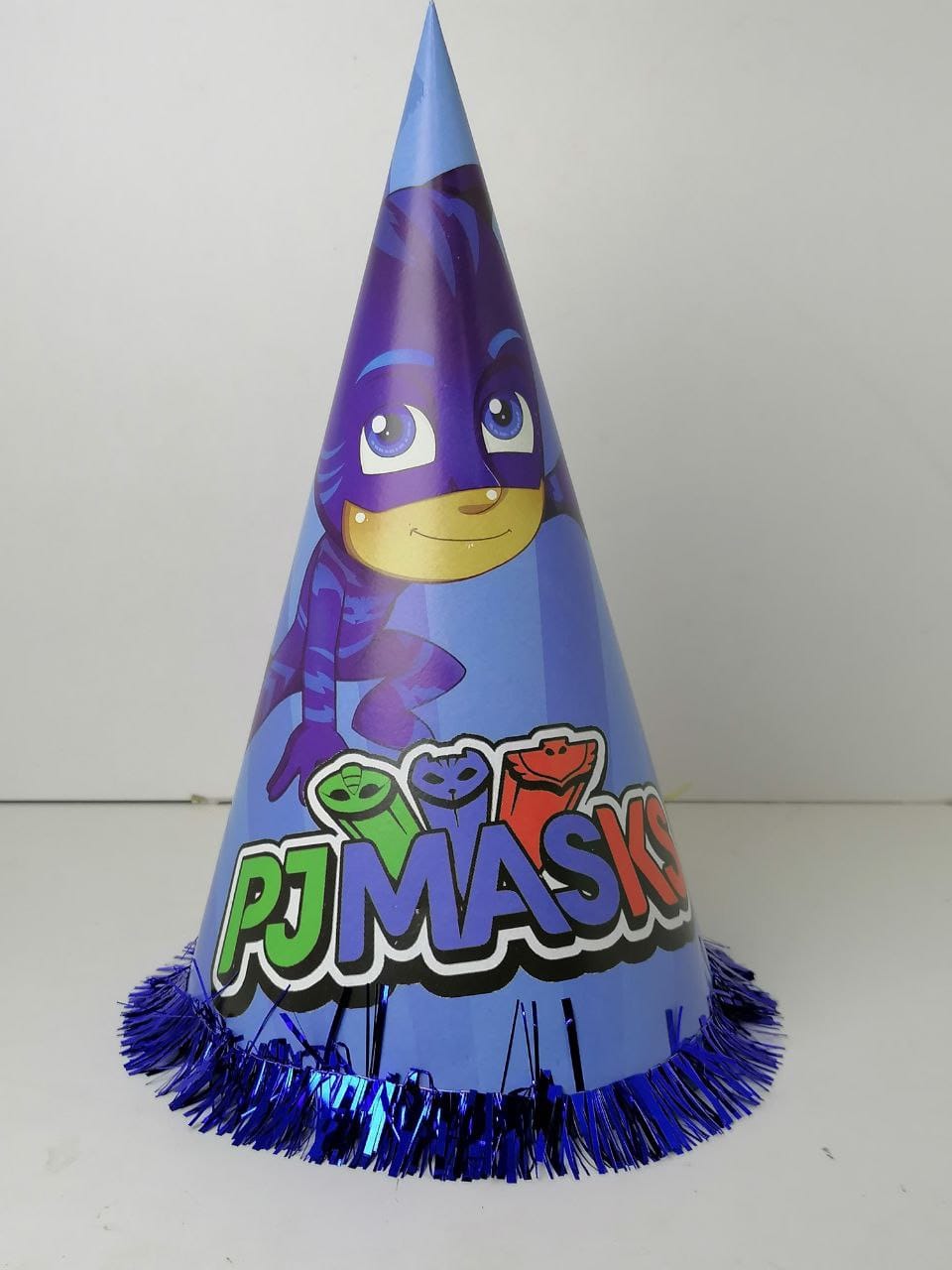 طربوش عيد ميلاد اشكال متنوعه شكل بي جي ماسك لون ازرق