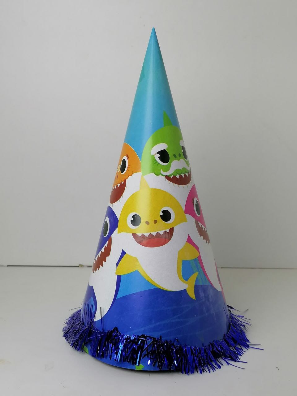 طربوش عيد ميلاد اشكال متنوعه شكل بيبي شارك لون ازرق