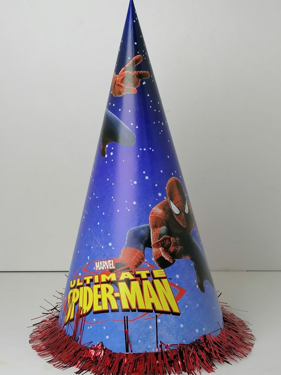 طربوش عيد ميلاد اشكال مختلفه شكل سبيدر مان لون احمر