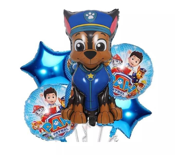 مجموعة بالونات باو باترول دورية المخالب تشيس نجمه ذهبي