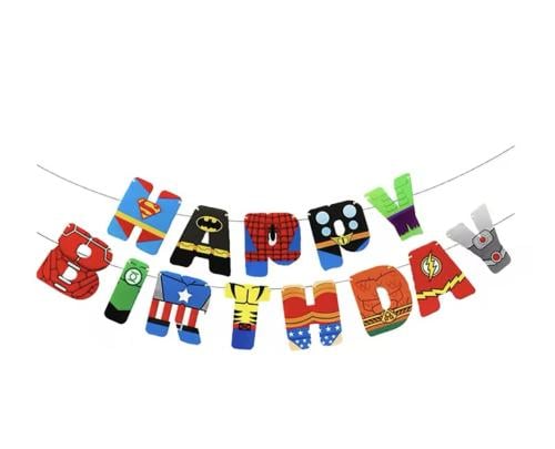 بانر عيد ميلاد شكل أبطال سوبر هيرو