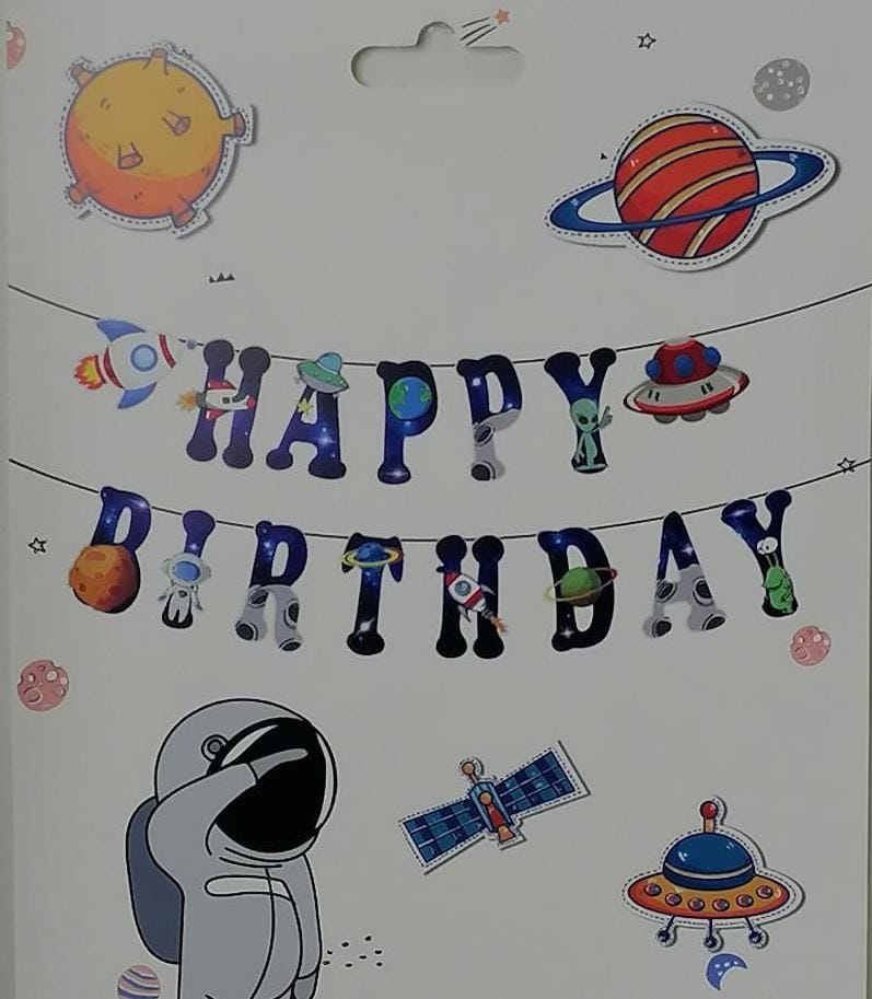 بانر عيد ميلاد شكل راجل فضاء لون ازرق