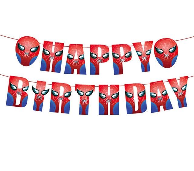 بانر عيد ميلاد شكل وجه اسبيدرمان