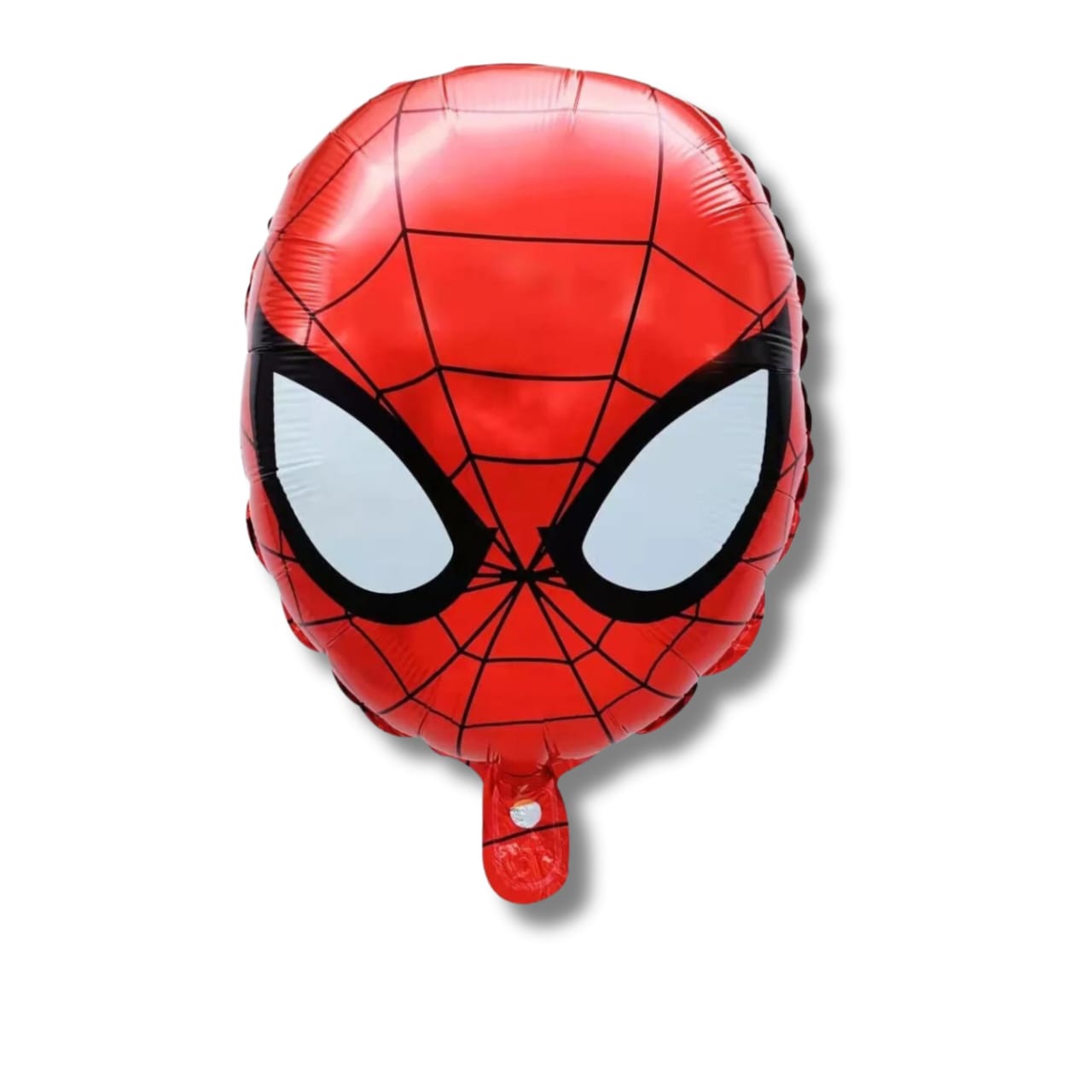 بالونه دائري وش شكل اسببيدر مان لون احمر