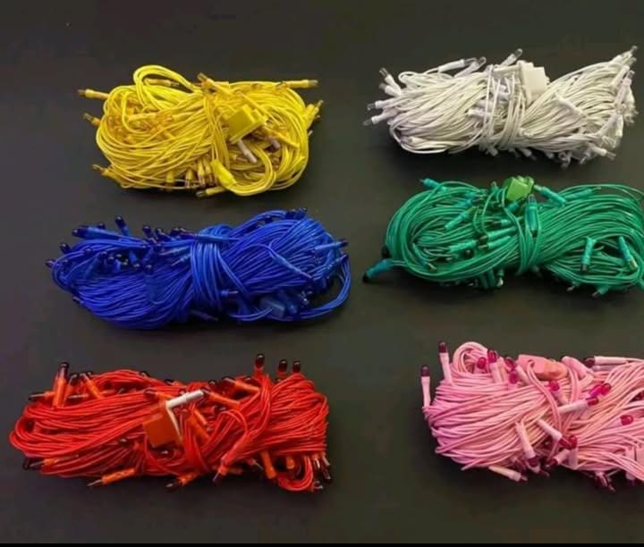 فرع نور رمضان ليد ملون اللوان متعدده الضوء لون واحد خامة ه