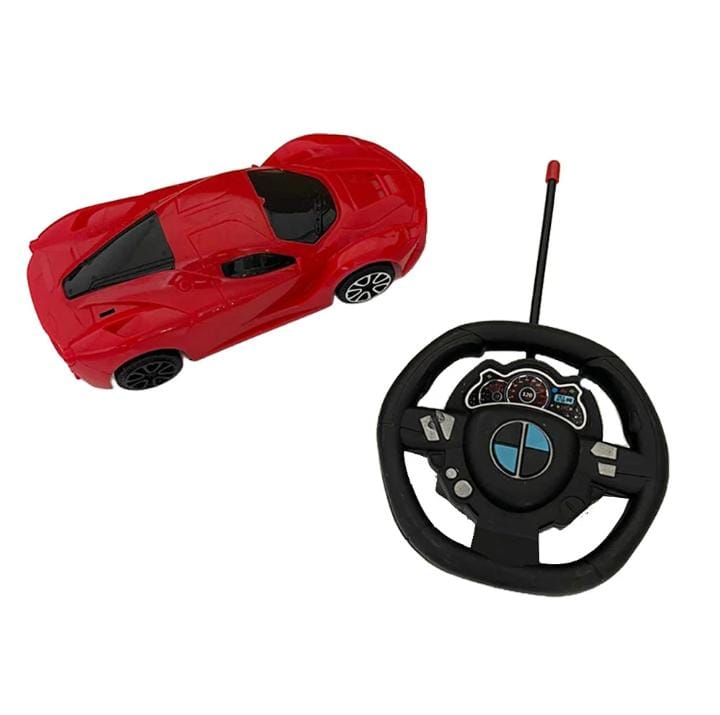 لعبة اطفال سياره بيرموت خامه ه لون احمر مزوده باحجره