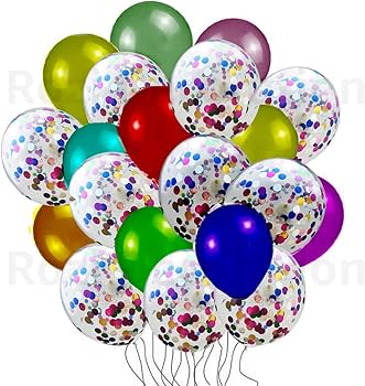 بالونات ترتر اللوان مختلفه 10 قطع