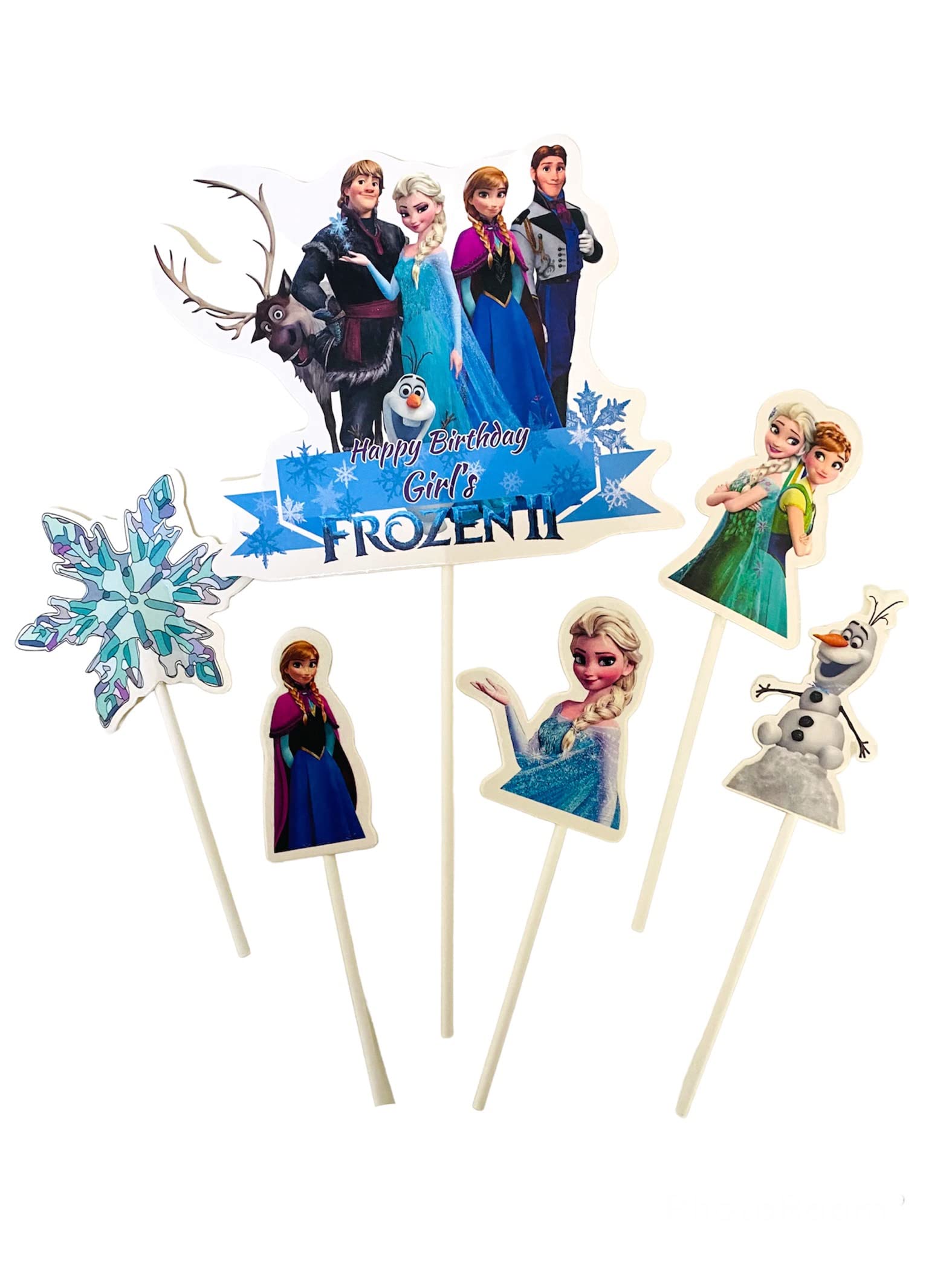 توبر كيك اشكال دبزنب شكل السا وانا مكون من 6 قطع