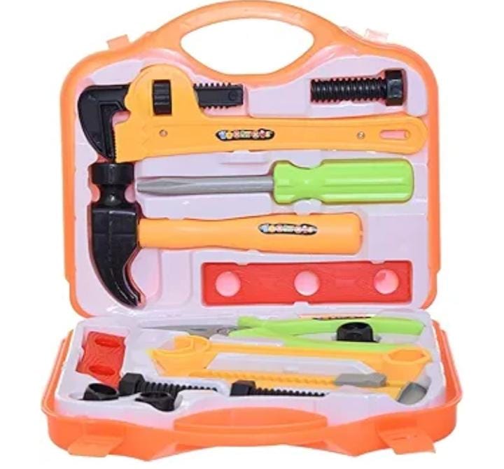 لعبة أدوات النجار للأطفال ألوان متعددة 14 قطعة