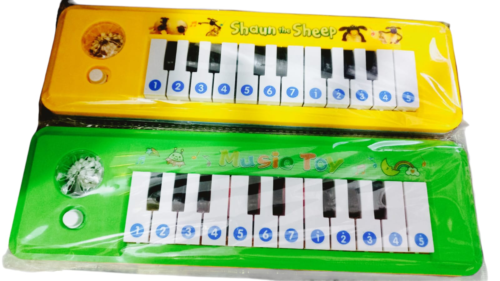 لعبة بيانو للأطفال متعددة الألوان خامة مستوردة