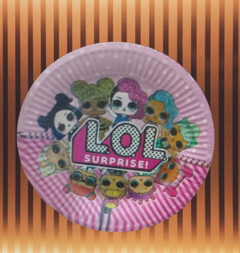 طبق كرتون مربعة لول 10 اطباق جاتوه