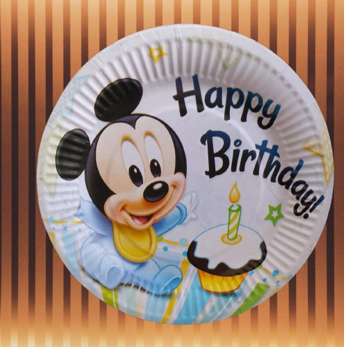 اطباق جاتو شكل ميني ماوس مدور 10 قطع