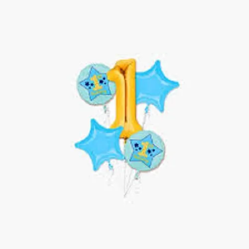 مجموعة بالونات السنة الاولى للولد