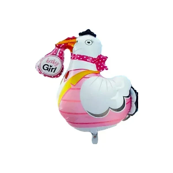 بالونة هيليوم شكل طائر لحفلة سبوع بنت