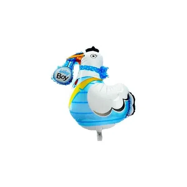 Helium Balloon in the Shape of a Bird for Baby Boy's Shower
