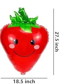 بالونة مجسمة شكل فراولة بالونات فواكه