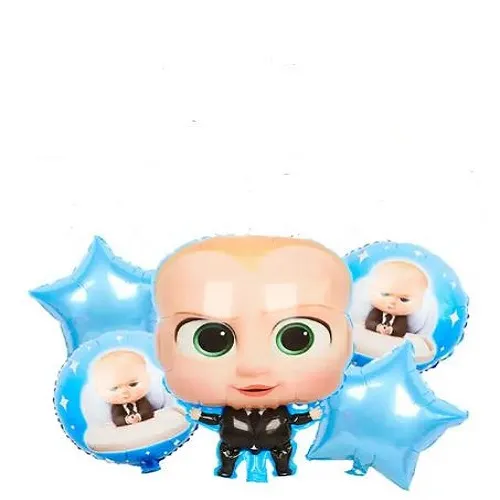 مجموعة بالونات بيبي بوس لحفلات السبوع وعيد الميلاد