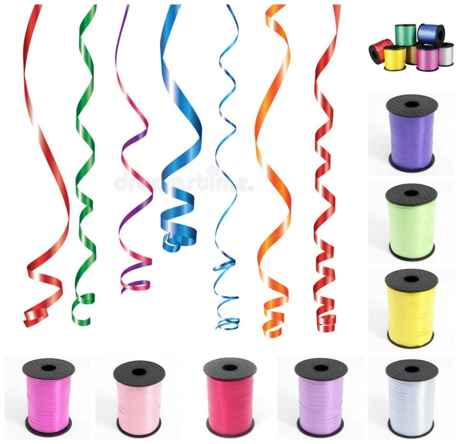 شريط حلواني مصري للبالونات الوان متعددة