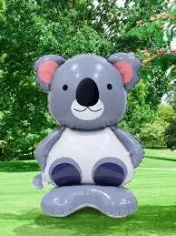 بالونة مجسم شكل كوالا بالونات حيوانات الغابة