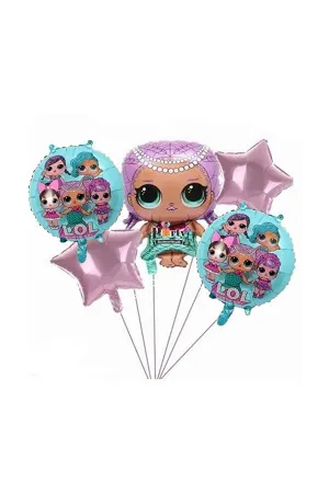 مجموعة بالونات لول لون موف