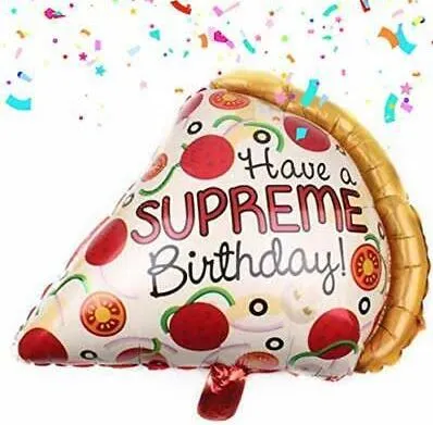 بالونة فويل شكل شريحة بيتزا لحفلات