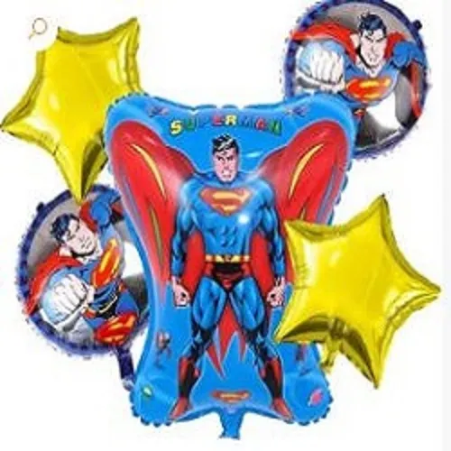 مجموعة بالونات سوبرمان لحفلات