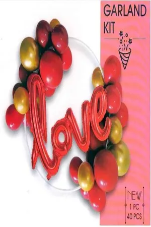 مجموعة بالونات عيد الحب عباره عن 41 قطعه