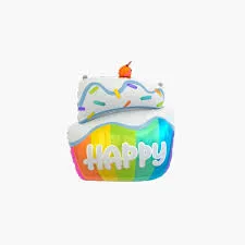 بالونة عيد الميلاد شكل تورتة happy cake balloon